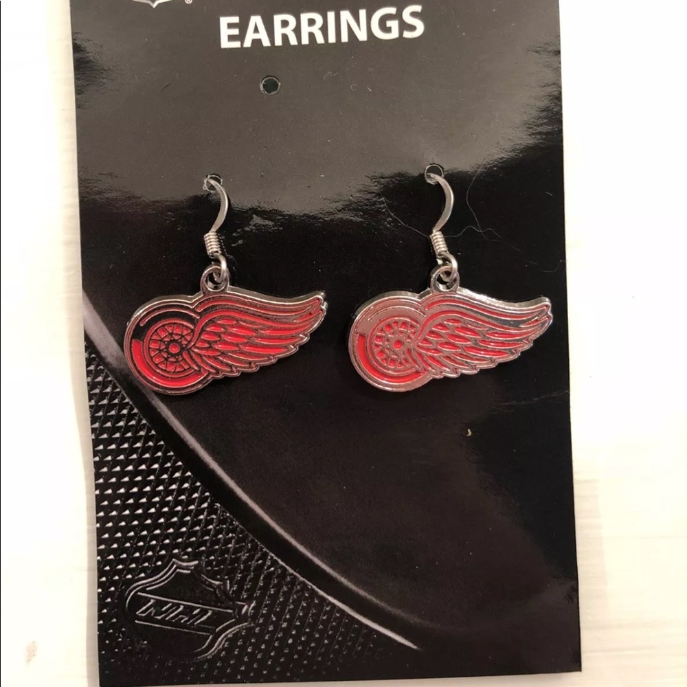 🎉2 for $10🎉Detroit Red Wings Dangle Earrings